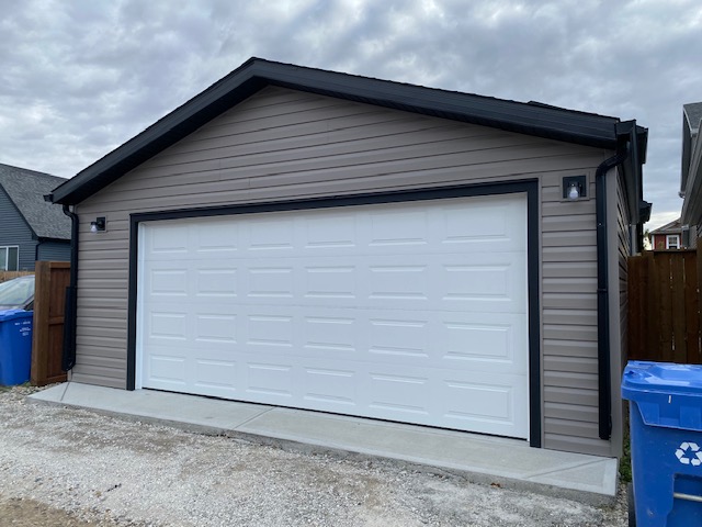 Assembly a garage package in Copperfield Calgary