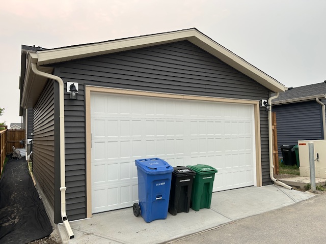 One more garage construction in Okotoks